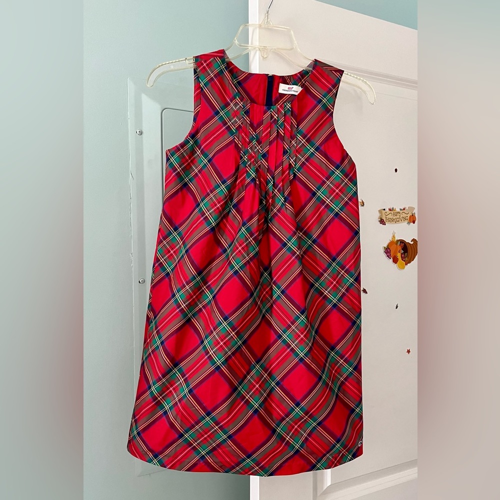 Girl’s Plaid Christmas Dress